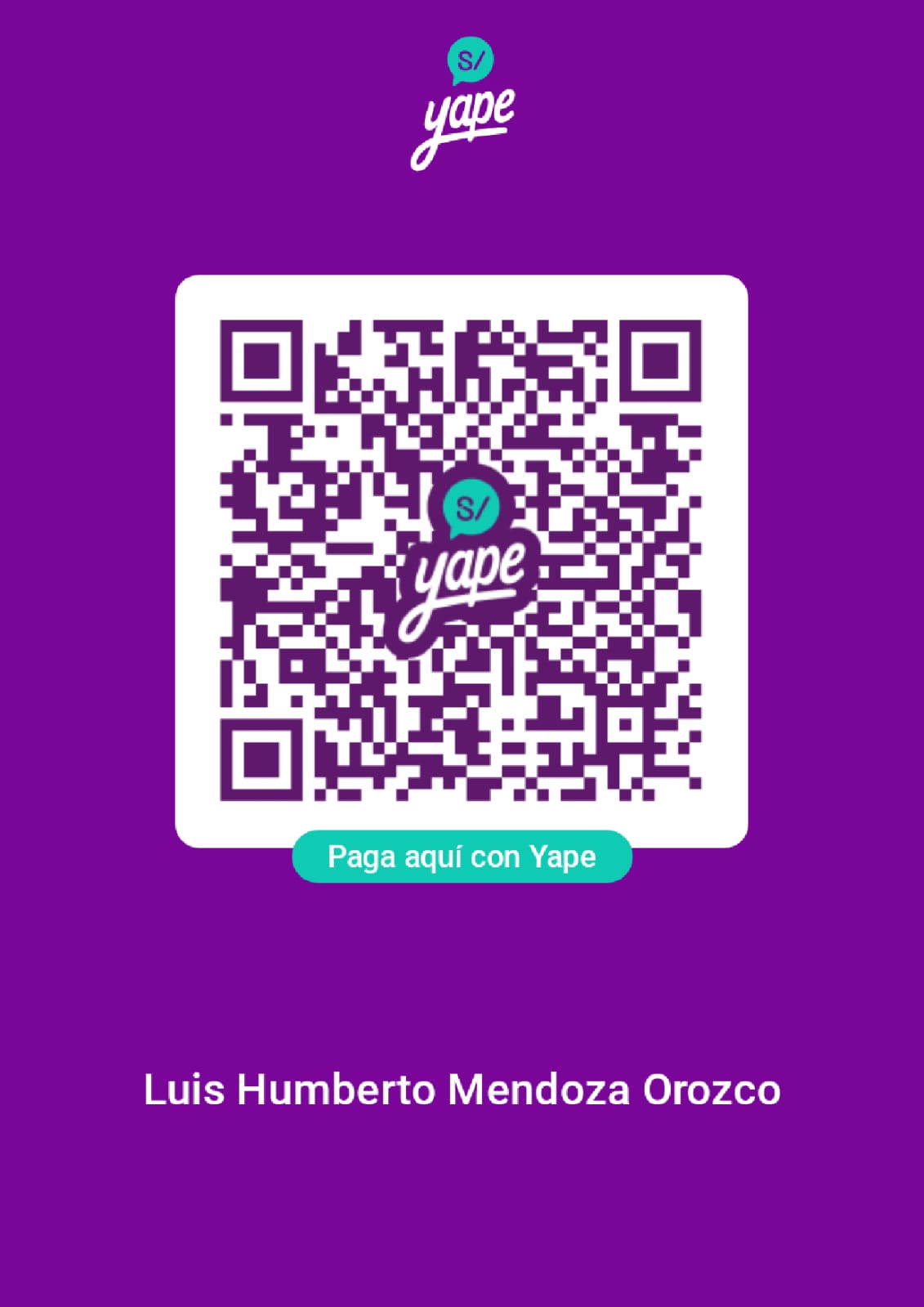 QR Yape Villa Victoria